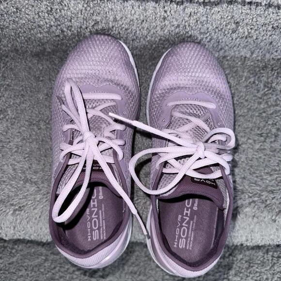 Under Armour Shoes Womens 8 HOVR Sonic 4 Running Low Sneakers 3023559 Purple - Picture 4 of 9